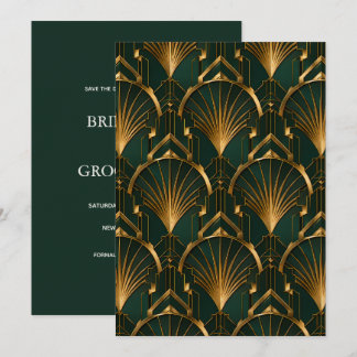 The Gatsby Wedding Save the Date Card