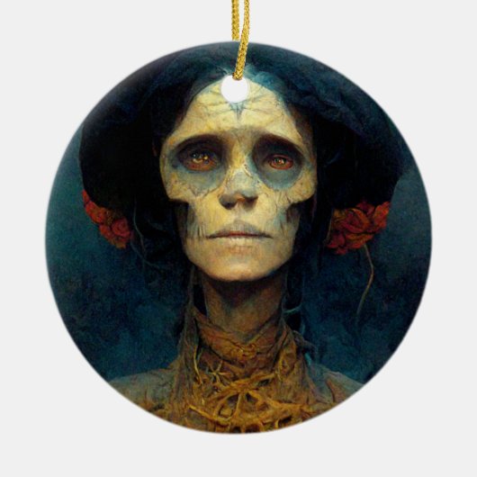 The Gaunt Lady Fantasy Sci-Fi Keramisch Ornament (Voorkant)