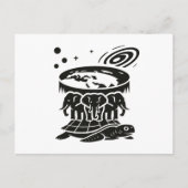 The Geocentric Universe in Symbolic Form Briefkaart (Voorkant)