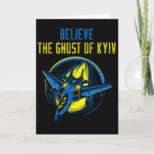 The Ghost Of Kyiv T-shirt Geloof in Oekraine Ik St Kaart