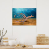 THE GIANT SQUID POSTER (Keuken)