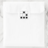 "The Gilder" Hacker Emblem Ronde Sticker (Tas)
