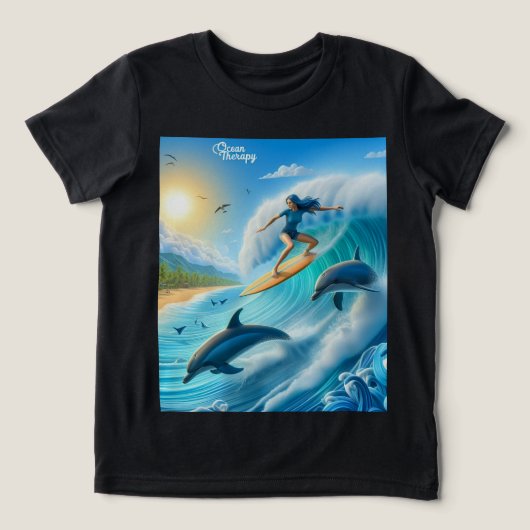 The Girl Power Colection Tri-Blend Shirt (Design voorkant)