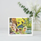 The Go-Sheilas May7 2011 show flyer Briefkaart (Staand voorkant)