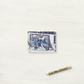 The Goal Keeper - Ice Hockey Goalie Post-it® Notes (Op bureau)