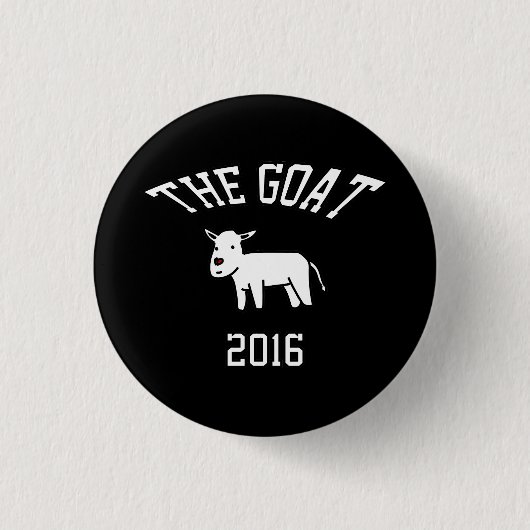 THE GOAT RONDE BUTTON 3,2 CM (Voorkant)