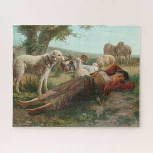The Goatherder Girl's Siesta (door Carlo Ademollo) Legpuzzel