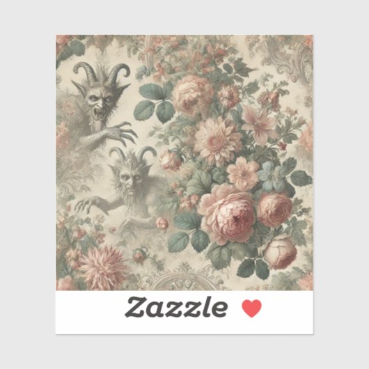 The Goatman’s Garden – Gothic Folklore Design Sticker (Vel)