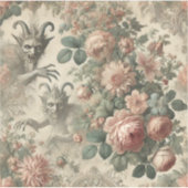 The Goatman’s Garden – Gothic Folklore Design Sticker (Voorkant)