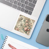 The Goatman’s Garden – Gothic Folklore Design Sticker (Laptop met iPhone)