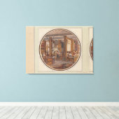 The Gobelins Workshop, 1840 Canvas Afdruk (Insitu (Houten vloer))