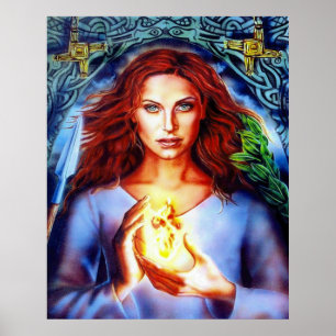 The Goddess Brigit van Lisa Iris Poster