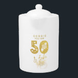 Thé Gold 50 et Fab<br><div class="desc">50 et Fab calligraphie décorative conçue en or et fausse parties scintillant. Customisez facilement le nom et le message pour faire un cadeau d'anniversaire fabuleux et garder saké pour cette personne spéciale.</div>