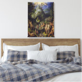 The Golden Age, c.1570 (olie op het paneel) Canvas Afdruk (Insitu (Slaapkamer))