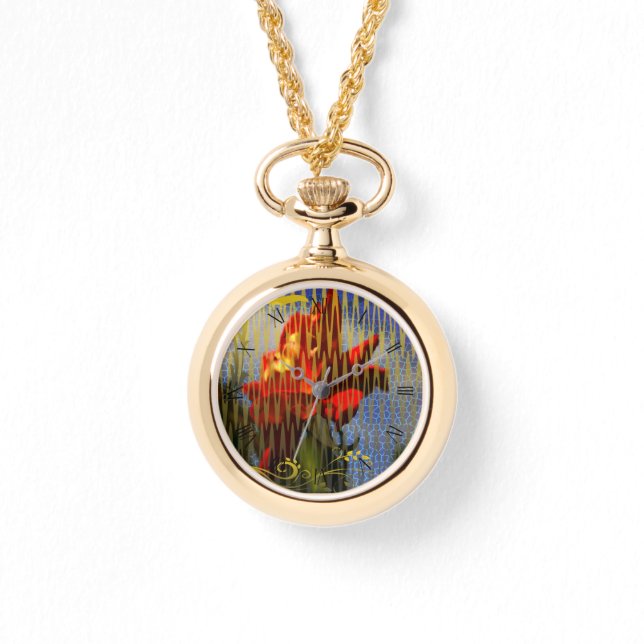 The Golden Captivity of the Rose Horloge (Voorkant)