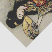 "The Golden Comb" van Warwick Goble Tissuepapier (Detail)