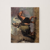 The Golden Knight en Zijne Dame Legpuzzel (Verticaal)