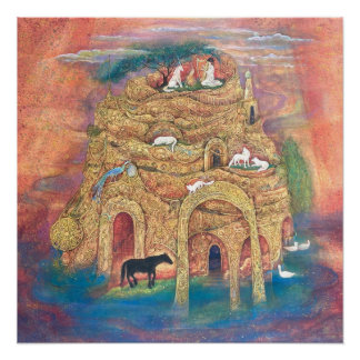 The Golden Labyrinth of Animal Paradise Perfect Poster