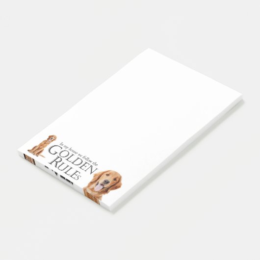 The Golden Rules Post-It Notes (Schuin)