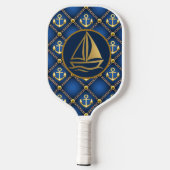 The Golden Sailor Pickleball Paddle (Achterkant)