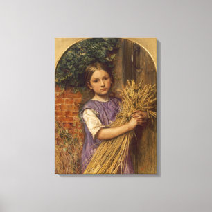 "The Good Harvest of 1854", 1854 Canvas Afdruk