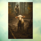 The Good Shepherd and the Lost Lamb Raamsticker (Vel 3)