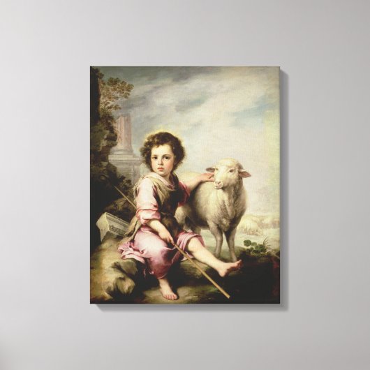 The Good Shepherd, c.1650 Canvas Afdruk (Voorkant)