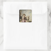 The Good Shepherd, c.1650 Vierkante Sticker (Tas)