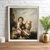 The Good Shepherd, Esteban Murillo Poster
