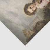 The Good Shepherd, Esteban Murillo Tissuepapier (Detail)