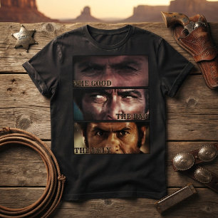 The Good The Bad The Ugly Klassieke Western T-shirt
