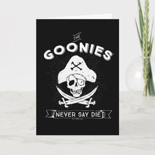 The Goonies "Never Say Die" Pirate Badge Kaart (Voorkant)
