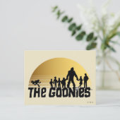 The Goonies Sunset Silhouette Graphic Briefkaart (Staand voorkant)