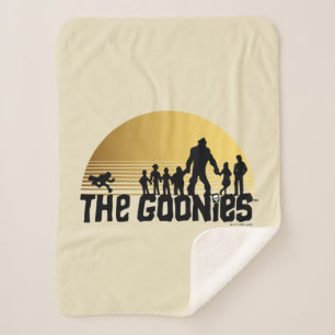 The Goonies Sunset Silhouette Graphic Sherpa Deken