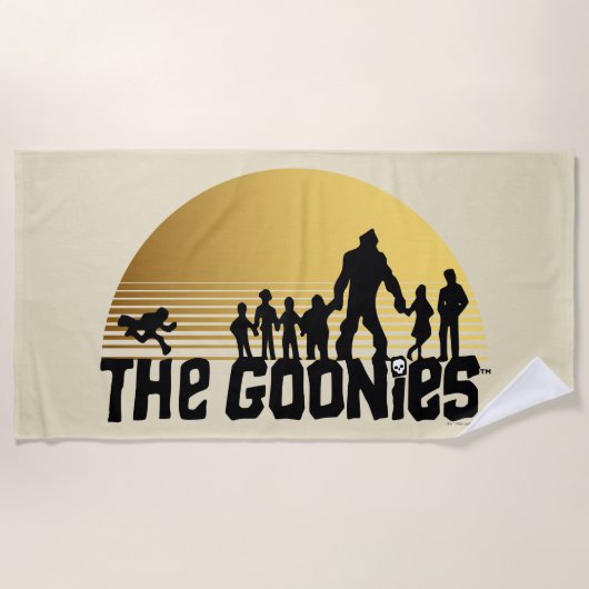 The Goonies Sunset Silhouette Graphic Strandlaken (Voorkant)