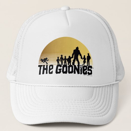 The Goonies Sunset Silhouette Graphic Trucker Pet (Voorkant)