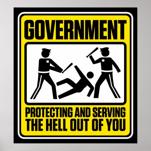 The Government Warning Poster (Devant)