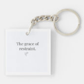 The Grace of Restraint Keychain  (Achterkant)