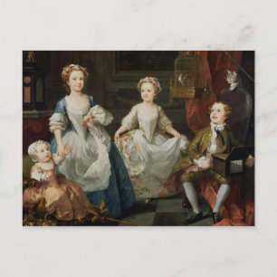 The Graham Children, 1742 Briefkaart