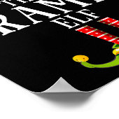 The Gramps Elf Funny Matching Pajama Xmas  Poster (Hoek)