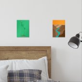 The Grand Canyon and Statue of Liberty Muurkunst Sets (Slaapkamer)