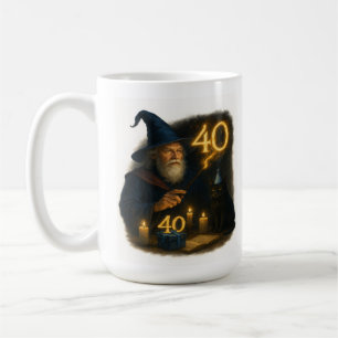 The Grand Enchanter wordt 40: Wizard Verjaardag Mo Koffiemok