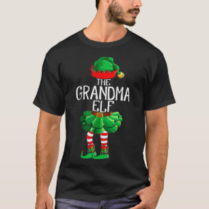 The Grandma Elf Group Matching Family Kersti T-shirt