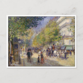 The Grands Boulevards van Renoir Briefkaart