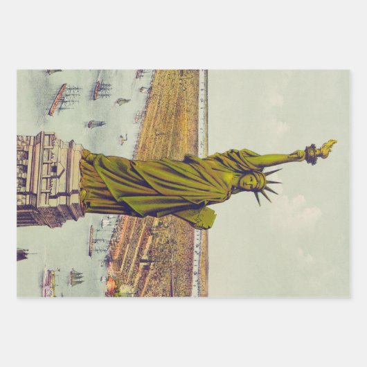The Great Bartholdi Statue, Statue of Liberty Inpakpapier Vel (Voorkant 3)