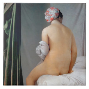 The Great Bather (Seated Woman), Dominique Ingres Tegeltje