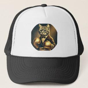 The Great Catsby - Kat met bokshandschoenen Trucker Pet