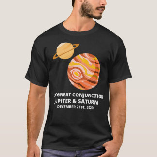 The Great Conjunction 2020 Jupiter and Saturn Plan T-shirt