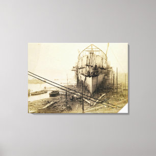 The Great Eastern, 1857 (albumen print) Canvas Afdruk