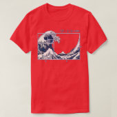 The Great Fibonacci Wave T-shirt (Design voorkant)